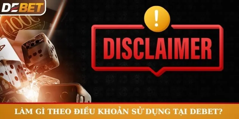 Thành viên cần làm gì theo điều khoản sử dụng tại Debet?    