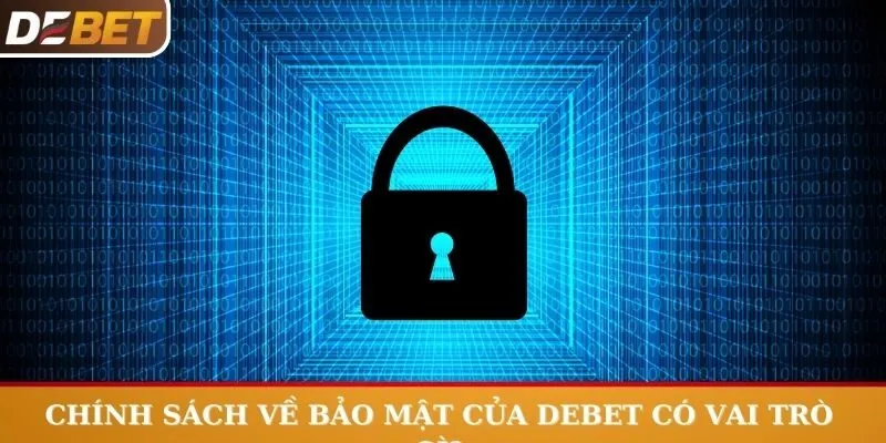 Chính sách về bảo mật của Debet có vai trò gì?